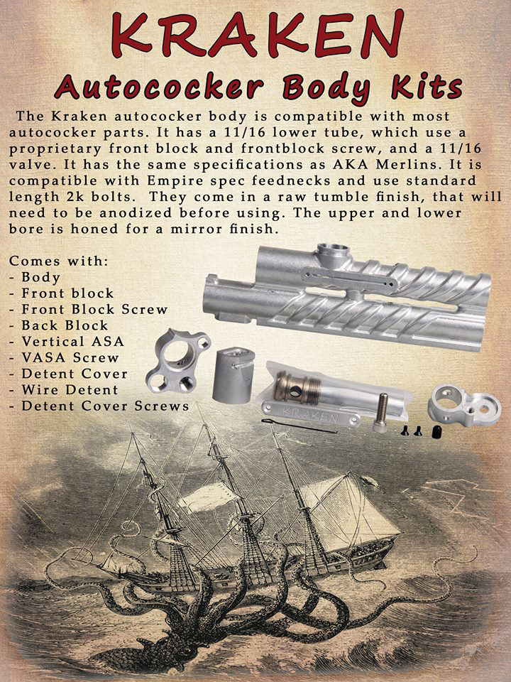 Pre-order your Kraken Autococker body kit - Click Image to Close